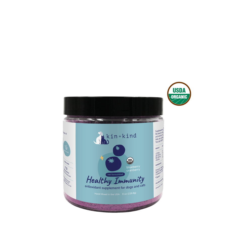 Kin Kind Healthy Immunity Dog and Cat Supplement NEW LOOK Shop The Paw