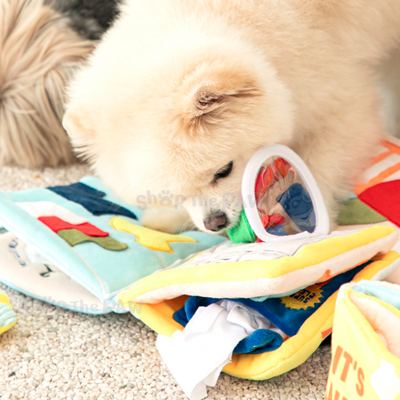 Bite Me Laundry Day Book Nose Work Dog Toy - Toys - BiteMe - Shop The Paw