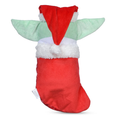 Star Wars: 10" Holiday Grogu Stocking Burrow Dog Toy