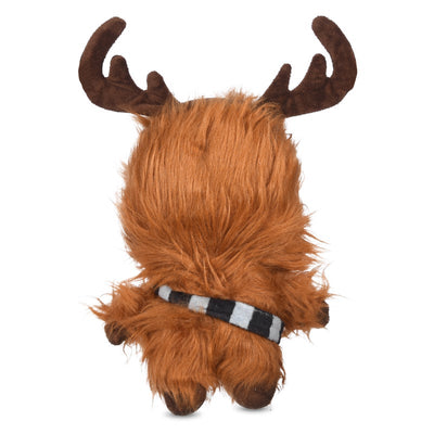 Star Wars: 6" Holiday Chewbacca Reindeer Plush Squeaker Dog Toy