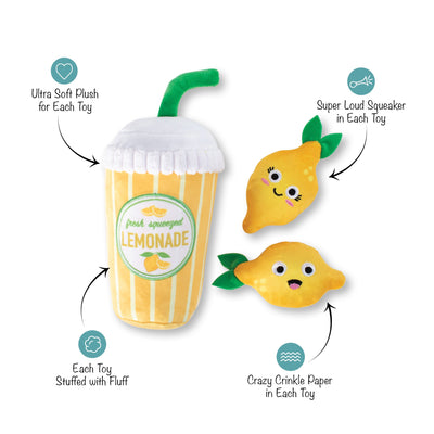 Fringe Studio Pucker Up Lemonade Dog Toy - Toys - Fringe Studio - Shop The Paw