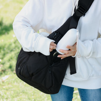 [Pre-Order] Pups & Bubs Cloud Crossbody Pet Carrier (Black) - Pet Carriers & Crates - Pups & Bubs - Shop The Paw