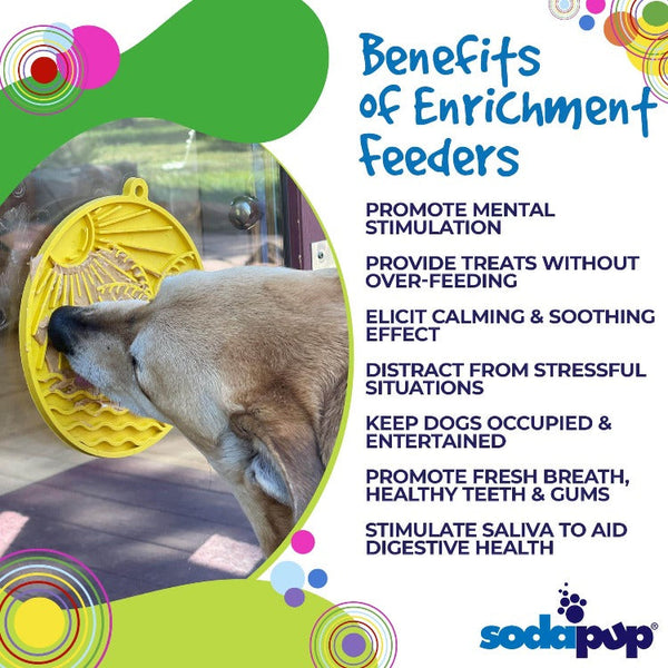 Sodapup - E-mat (Enrichment Licking Mat) with suction cups - Sun N Sea