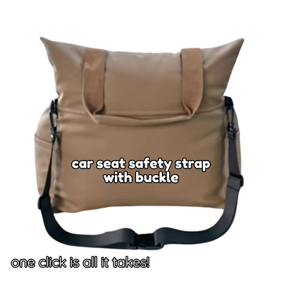 ShopThePaw Pet Car Seat - Matcha / Bagel