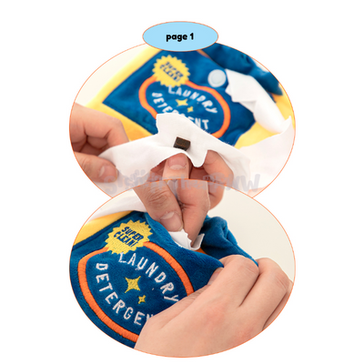 Bite Me Laundry Day Book Nose Work Dog Toy - Toys - BiteMe - Shop The Paw