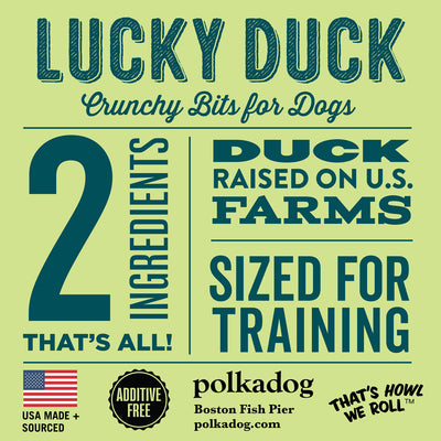 [SHORT EXP] Polkadog Training Bits Mini Tube - Lucky Duck Dog Treats