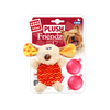 GiGwi Plush Friendz with Two Refillable Squeakers - Dog - Dog Toys - GiGwi - Shop The Paw