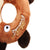 GiGwi Plush Friendz with Foam Rubber Ring & Squeaker -  Donut Bear - Dog Toys - GiGwi - Shop The Paw