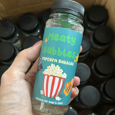 Meaty Bubbles - Popcorn Flavour [Valentine's Day Specials] - Dog Toys - Meaty Bubbles - Shop The Paw