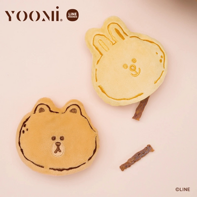 [Limited] Line Friends Nose Work Brown and Cony Cookies Plush Dog Toy