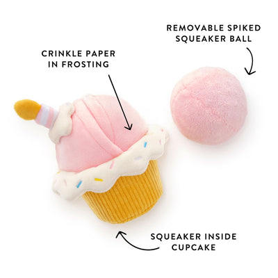 The Foggy Dog Cupcake Interactive Snuffle Dog Toy