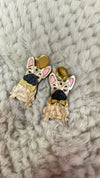Shopthepaw Acrylic Earrings Dog Breed Series- French Bulldog - Human - shopthepaw - Shop The Paw