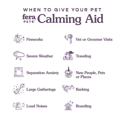 Fera Pet Organics Calming Support for Dogs and Cats - Supplement - Fera Pet Organics - Shop The Paw
