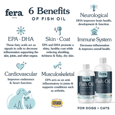 [NEW FORMULA] Fera Pet Organics Fish Oil For Small Dogs & Cats (8oz)