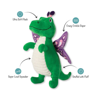 Fringe Studio Flutter Saurus Rex Plush Dog Toy - Toys - Fringe Studio - Shop The Paw