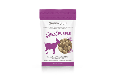 Green Juju Freeze-dried Treats/Toppers | Goat Purple (2 Sizes)