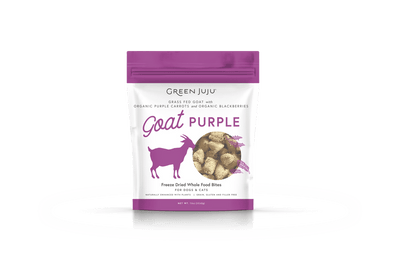 Green Juju Freeze-dried Treats/Toppers | Goat Purple (2 Sizes)