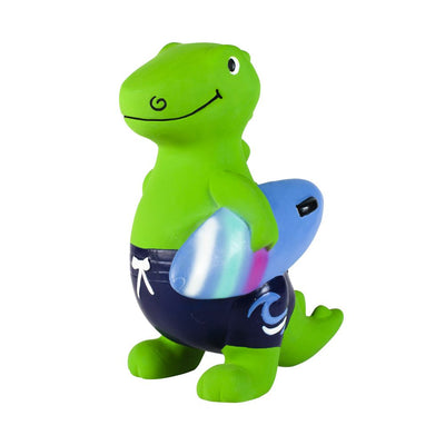 Fringe Studio Good Vibes, High Tides Latex Rex Plush Dog Toy - Toys - Fringe Studio - Shop The Paw