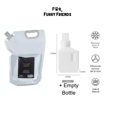 For Furry Friends Toy & Fabric Cleaner 2L w/ Bottle