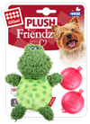 GiGwi Plush Friendz with Two Refillable Squeakers - Frog - Dog Toys - GiGwi - Shop The Paw