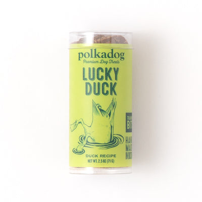 [SHORT EXP] Polkadog Training Bits Mini Tube - Lucky Duck Dog Treats