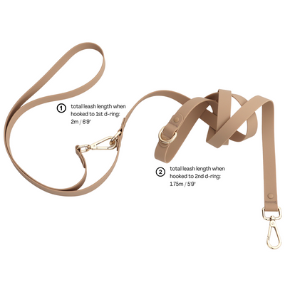 [PRE-ORDER] Pups & Bubs Roam Multi-Way Leash (Black) - Pet Leashes - Pups & Bubs - Shop The Paw
