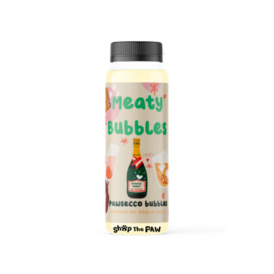 Meaty Bubbles - Pawsecco Flavour - Dog Toys - Meaty Bubbles - Shop The Paw
