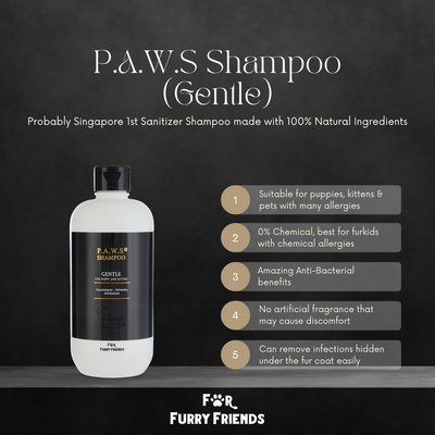 For Furry Friends PAWS Sanitizer Shampoo-Gentle (Puppies & Kitten) - Grooming - For Furry Friends - Shop The Paw