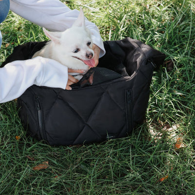 [Pre-Order] Pups & Bubs Cloud Crossbody Pet Carrier (Black) - Pet Carriers & Crates - Pups & Bubs - Shop The Paw
