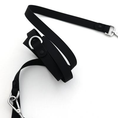[PRE-ORDER] Pups & Bubs Roam Multi-Way Leash (Black) - Pet Leashes - Pups & Bubs - Shop The Paw
