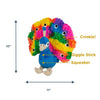 Tall Tails Squeaky Dog Toy | Peacock - Dog Toys - Tall Tails - Shop The Paw