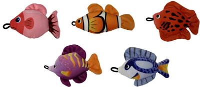 fabcat ®Gone Fishing Catnip Interchangeable Plush Cat Toy - Toys - fabcat® - Shop The Paw