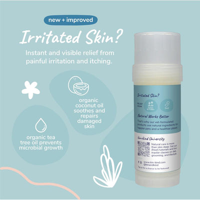 Kin+Kind Organic Hot Spot (Relief Stick) [NEW LOOK] - Grooming - Kin+Kind - Shop The Paw