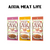 Aixia Meat Life Pouch 3x60g x 24 Packs (3 Types) - Non-prescription Cat Food - Aixia - Shop The Paw