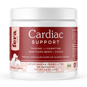 Fera Pet Organics Cardiac Support for Dogs & Cats (60 Capsules)