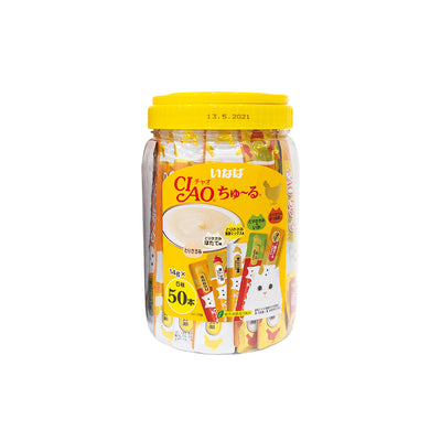 CIAO Chu-ru Chicken Festive Pack Cat Treat 14g X 50 - Cat Treats - CIAO - Shop The Paw