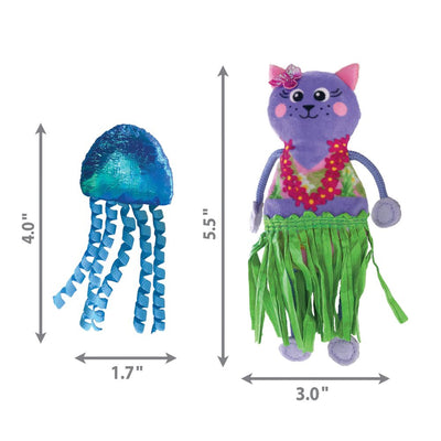 KONG Tropics – Hula (2 pcs) Cat Toy - Toys - Kong - Shop The Paw