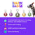 Bark Badge Purple Paws Badge - Pet ID Tags - BARK BADGE - Shop The Paw