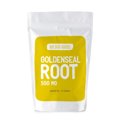Kin Dog Goods Goldenseal Root - 30 Capsules | Supplement | KIN DOG GOODS - Shop The Paws