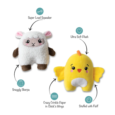 Fringe Studio Hoppy Together 2 Piece Dog Toy Set - Toys - Fringe Studio - Shop The Paw