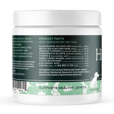 Fera Pet Organics Hip & Joint for Dogs (60 softchews) | Supplement | Fera Pet Organics - Shop The Paws