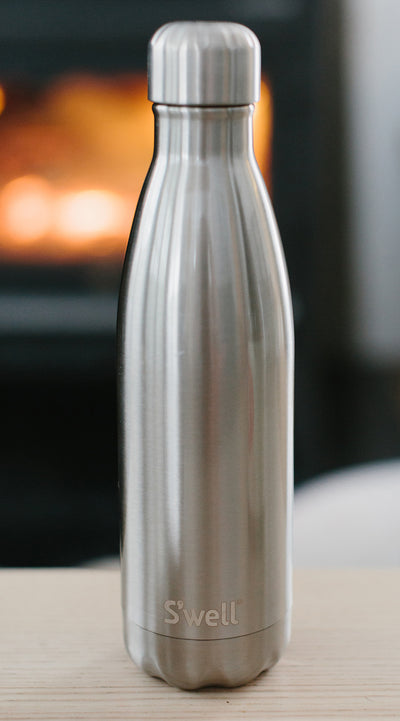 Swell Bottle (2 Sizes) - Silver Lining - Pet Bowls, Feeders & Waterers - Swell - Shop The Paw