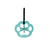 Shopthepaw Pick A Poo Clip Tag | Tosca Green - Pet Leash Extensions - shopthepaw - Shop The Paw