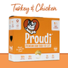 Proudi Frozen Raw Cat Food - Turkey & Chicken - Non-prescription Cat Food - Proudi - Shop The Paw