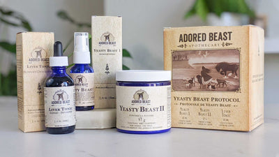 Adored Beast Yeasty Beast Protocol ( 3 Product Kit) - for dogs only | Supplement | Adored Beast - Shop The Paws