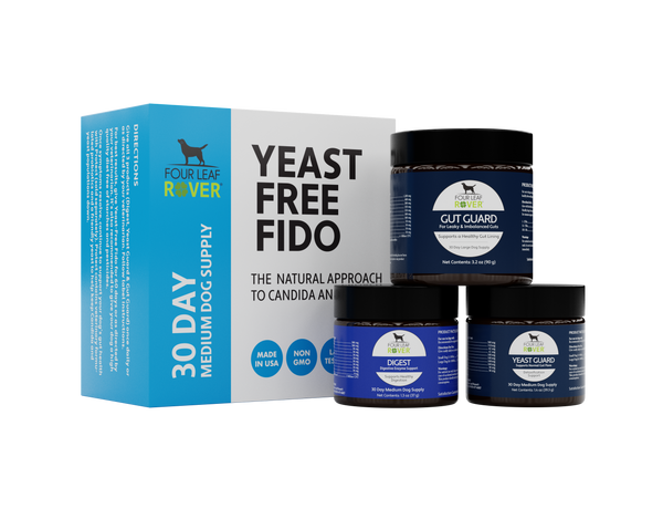 Four Leaf Rover Yeast Free Fido Dog Supplements | Supplement | Four Leaf Rover - Shop The Paws