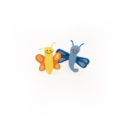 ZippyClaws 2-Pack - Butterfly and DragonFly Cat Toys - cat toys - ZippyClaws - Shop The Paw