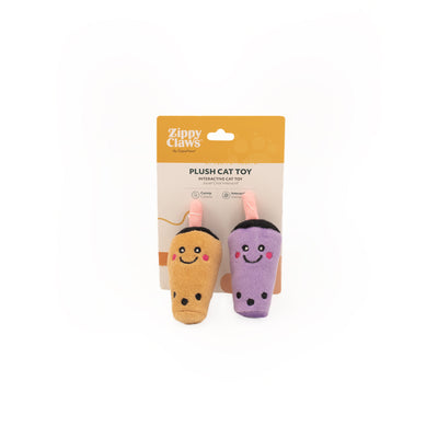 ZippyClaws NomNomz® - Milk Tea and Taro Cat Toys - cat toys - ZippyClaws - Shop The Paw
