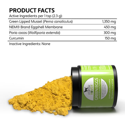 Four Leaf Rover Green Eggs Natural Joint Supplement - Supplement - Four Leaf Rover - Shop The Paw